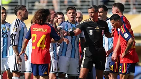 Slavko Vincic officiating the 2026 World Cup final