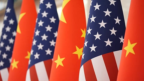 China-US flag