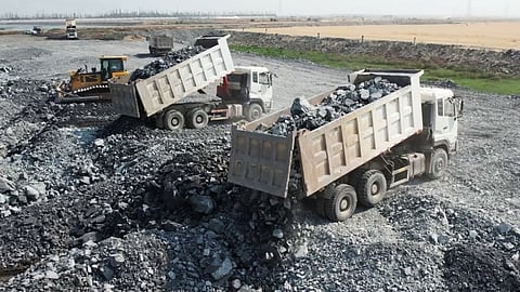 transport of rough stone