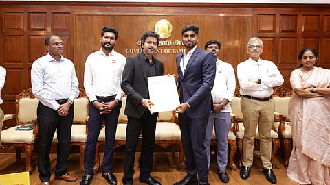 CM Vijay hands over Group 1 appointment orders