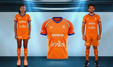 New saffron hockey jersey