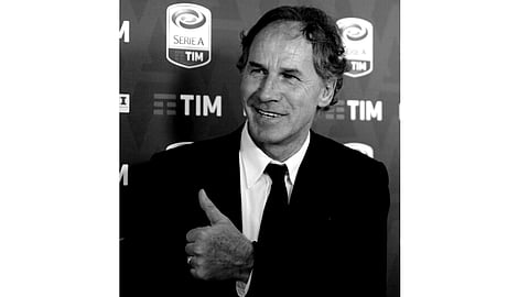 AC Milan defender Franco Baresi