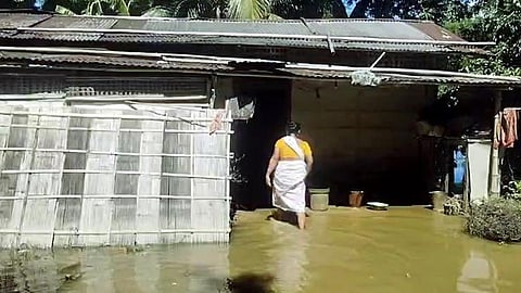 The flood situation has improved since Thursday, when more than two lakh people in eight districts were affected