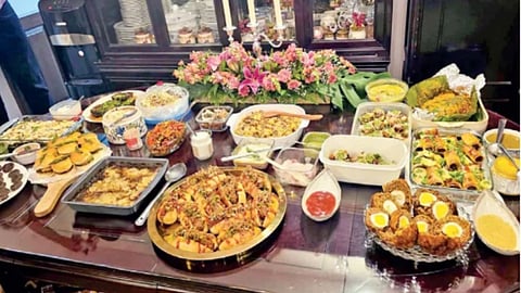 From one of the potlucks hosted by Madras Cookbook Club