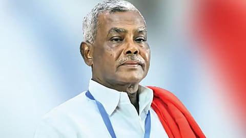 CPM State Secretary P Shanmugam 