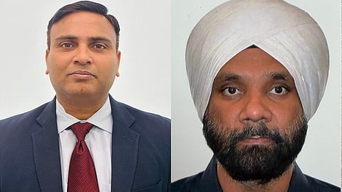 Manpreet Singh (R) and
Dr Badri Narayanan Gopalakrishnan (L)