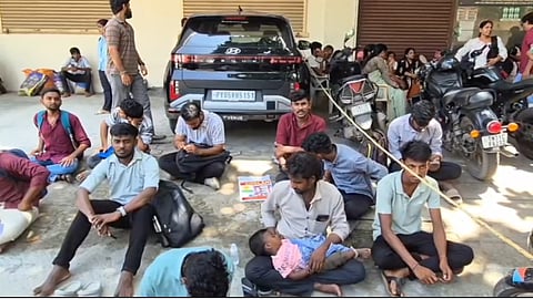 Hundreds of passport applicants were left waiting for hours at the Passport Seva Kendra in West Tambaram