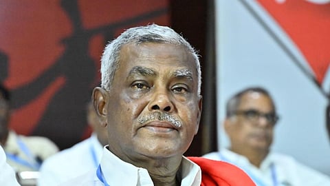 CPM state secretary P Shanmugam