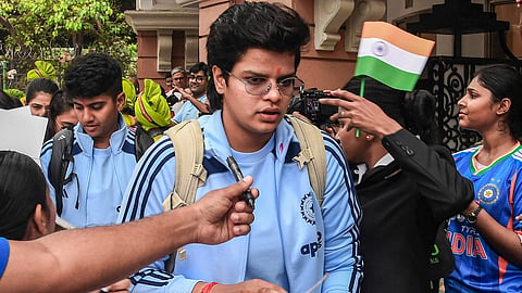 India women's Shafali Verma departs for the ICC Women's World Cup 2026