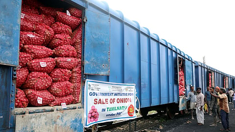 Kanda Express carried 840 tonne of onion to Chennai on August 31.