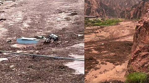 Flash flood in US Grand Canyon