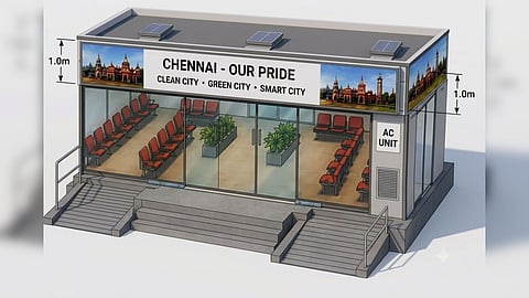 AC bus shelter