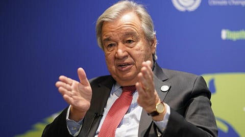 UN Secretary General Antonio Guterres