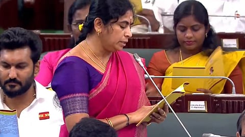 Tamil Nadu Minister for Milk and Dairy Development C Vijayalakshmi