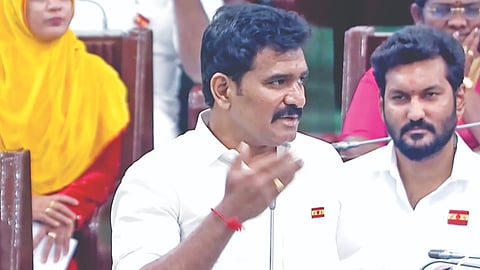 Energy and Law Minister R Nirmalkumar