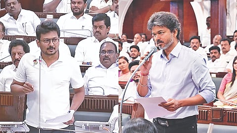 CM Vijay, Udhayanidhi Stalin spar over law and order