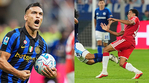  Lautaro Martínez (L), Jamal Musilia (R)