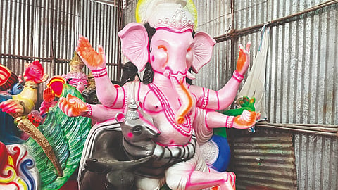 Latest arrivals in Tiruchy depicting idols in different forms and appearances