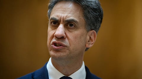 Britain’s Foreign Secretary Ed Miliband 