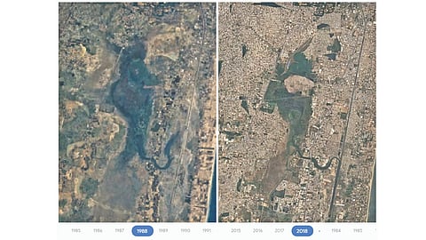 Encroachments since the 1980s have shrunk the wetland by 85%
