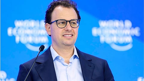 Dario Amodei, CEO and co-founder of Anthropic, attends the annual meeting of the World Economic Forum in Davos, Switzerland.