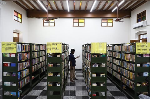 Library has around 18,000 books in Tamil and English