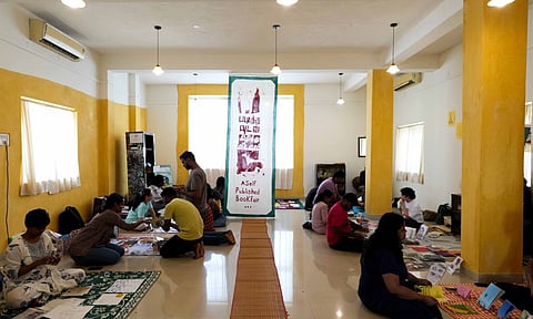 Book fair setup from last year