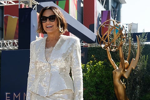 Show host Mariska Hargitay during a press preview for the 78th Emmy Awards 