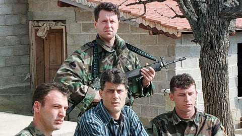 Hashim Thaci head of the Kosovo