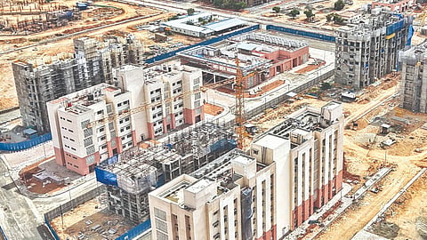 AIIMS Madurai under construction at Thoppur 