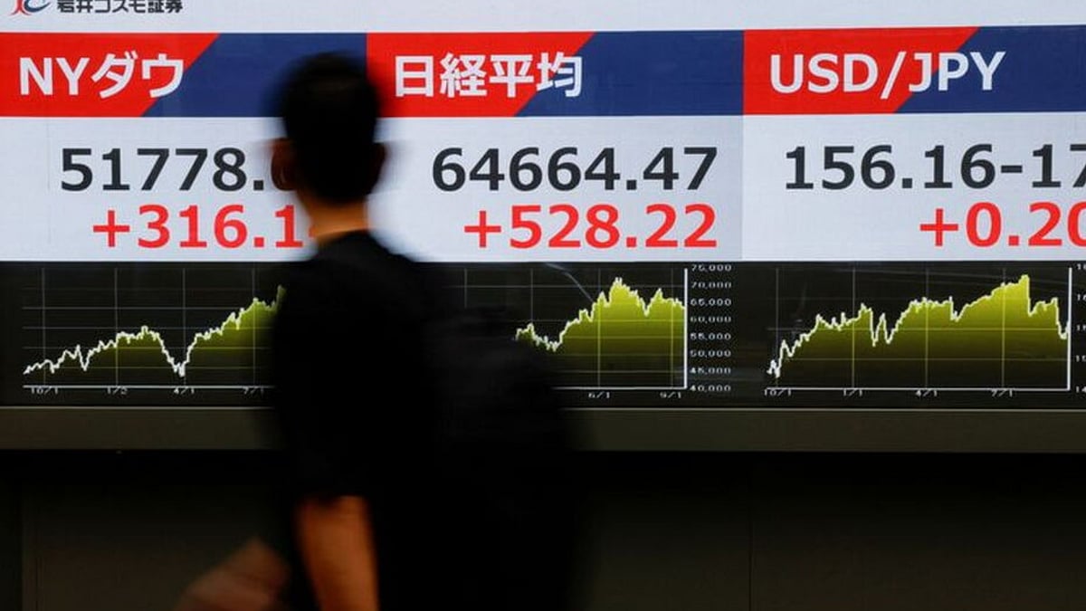 Asian shares mostly rise, cheered by US rally, easing oil prices