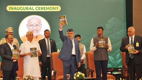 Vice-President CP Radhakrishnan releases UPASI’s centenary year celebration book in Coonoor on Monday