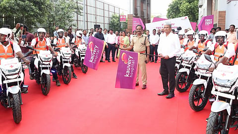 The brand new bike Ambulances.