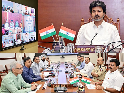 CM Vijay reviews dengue control, monsoon preparedness