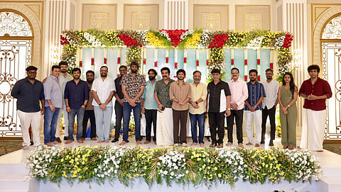 The pooja ceremony of LK Akshay Kumar’s next film was held with the cast and crew.