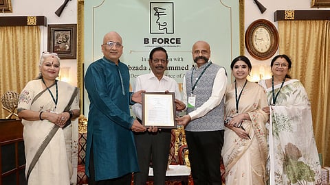 K Ramanujam, the 1978 cadre IPS officer receives K Mohandas Memorial Award