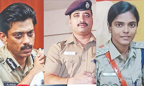 (L-R) ADGP A Arun , Kannan & Yasmin