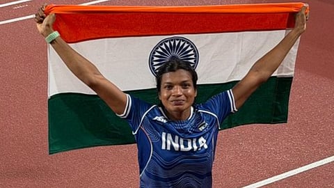 Tamil Nadu athlete Baranica Elangovan