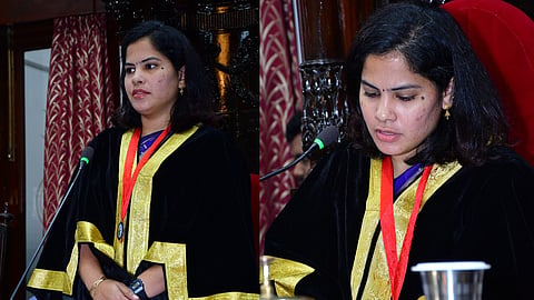 Mayor Priya in the council meeting 