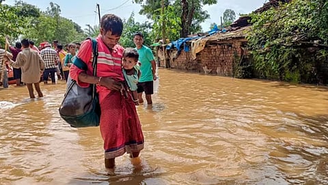 Chhattisgarh floods: 5,000 rescued; video shows locals retrieving swept-away liquor bottles