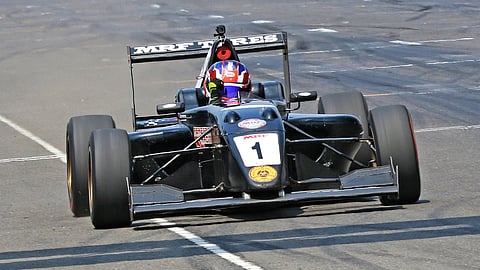 Ishaan finds first win in MRF Formula 2000 class