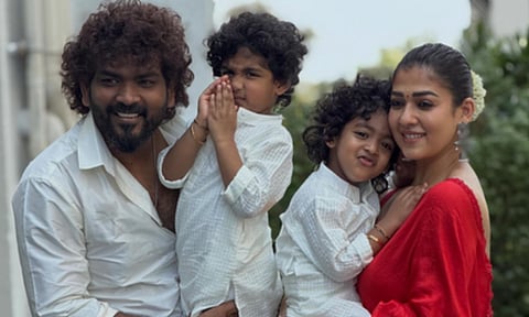Nayanthara & Vignesh Shivan call their twin boys the 'heart beats of our lives' 