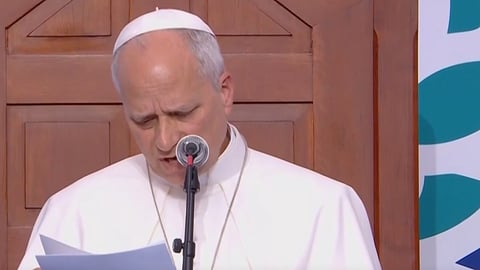 Pope Leo XIV doubled down on Catholic teaching about life during a visit on Sunday to Lourdes, the French Catholic shrine associated with miraculous cures of the sick. Speaking to a crowd of 150,000, he emphasized all human life should be protected.