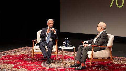 Union External Affairs Minister S Jaishankar during an event at Asia Society, in New York, US. 