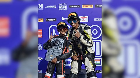 Prem Khandle (Right - overall winner) and Rian Sarath (1st runner-up).