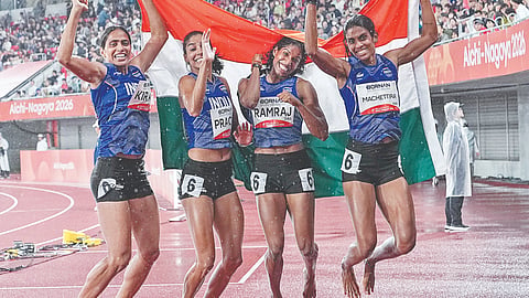 Kiran Pahal, M R Poovamma, Prachi Chaudhary and Vithya Ramraj