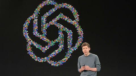 Open AI CEO Sam Altman speaks at the OpenAl DevDay 2026 conference