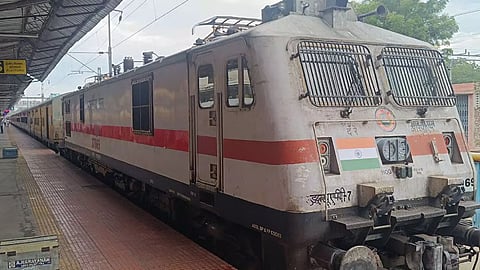 Image of train used for representative purpose