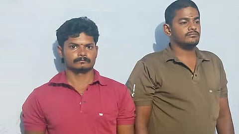 Two men allegedly involved in the murder of an elderly couple, cracking the three-month-old case.