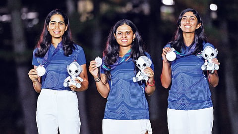 Pranavi Urs wins gold in the Asian Games.